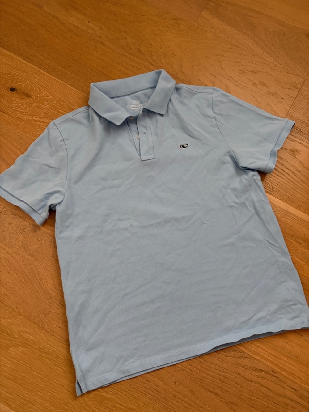 Vineyard Vines Boys Light Blue Polo men’s small - like new